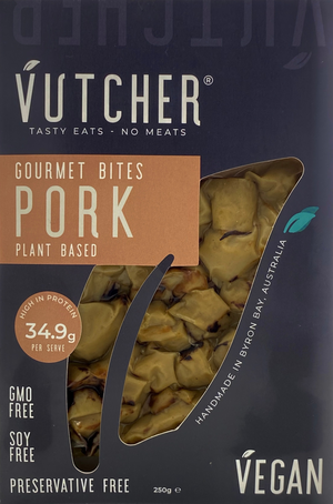 Vutcher Gourmet Pork  Bites Plant Based 250g (cold)