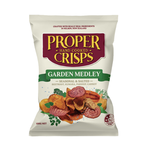 Proper Crisps Garden Medley 100g
