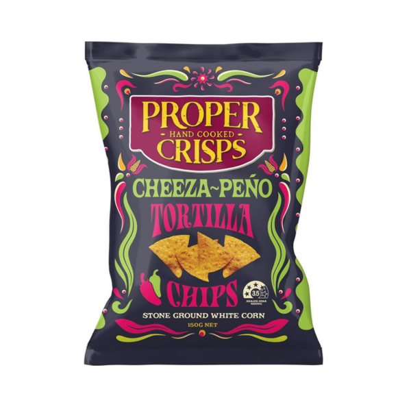 Proper Tortilla Chips Cheeza-Peno 150g