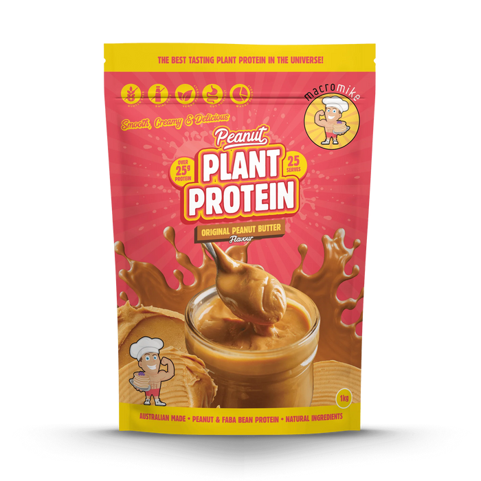 Macro Mike Peanut Plant Protein Original Peanut Butter 1kg