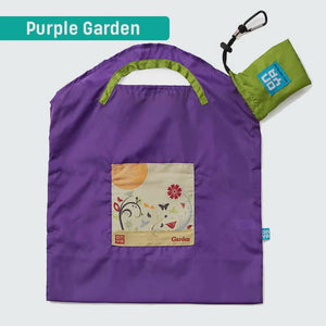 Onya Shopping Bag Small - Purple Garden