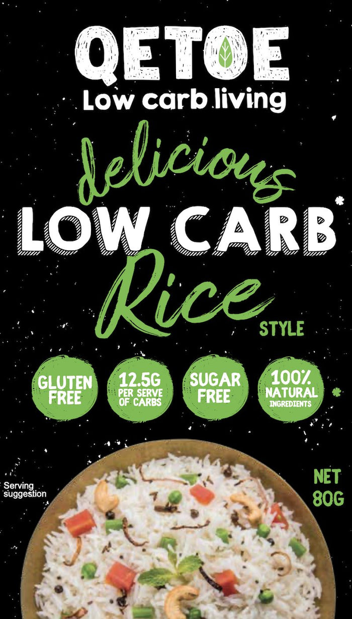 Qetoe GF Low Carb Rice 80g