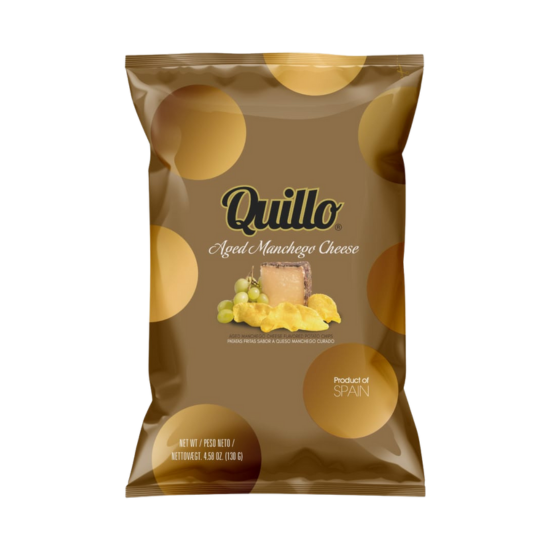 Quillo Premium Chips - Aged Manchego Cheese 130g