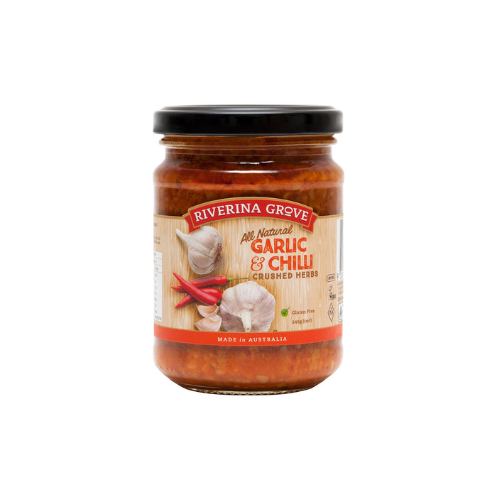 Riverina Grove - Crushed Garlic Chilli 240g