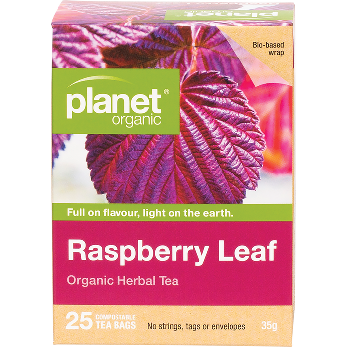 Planet Organic Raspberry Leaf Herbal Tea 25pk