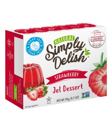 Simply Delish Sugar-free Jelly Mix - Strawberry 20g