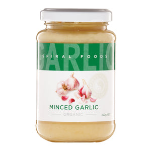 Spiral Foods Herbs - Minced Garlic Organic 220g