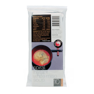 Spiral Foods Soup - Instant Miso Soup White (10pk x 7g)