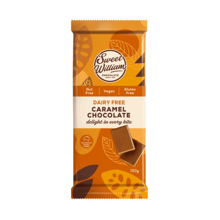 Sweet William Chocolate Bar - Caramel 100g (cold)