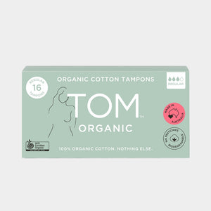 Tom Organic Regular Tampons - 16 Pack