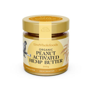 Live Wholefoods Organic Peanut Activated Hemp Butter 200g