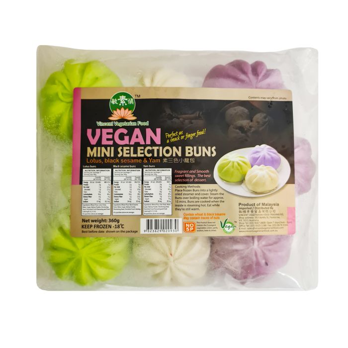 Vincent Buns - Mini Selection 9pc 360g (cold)