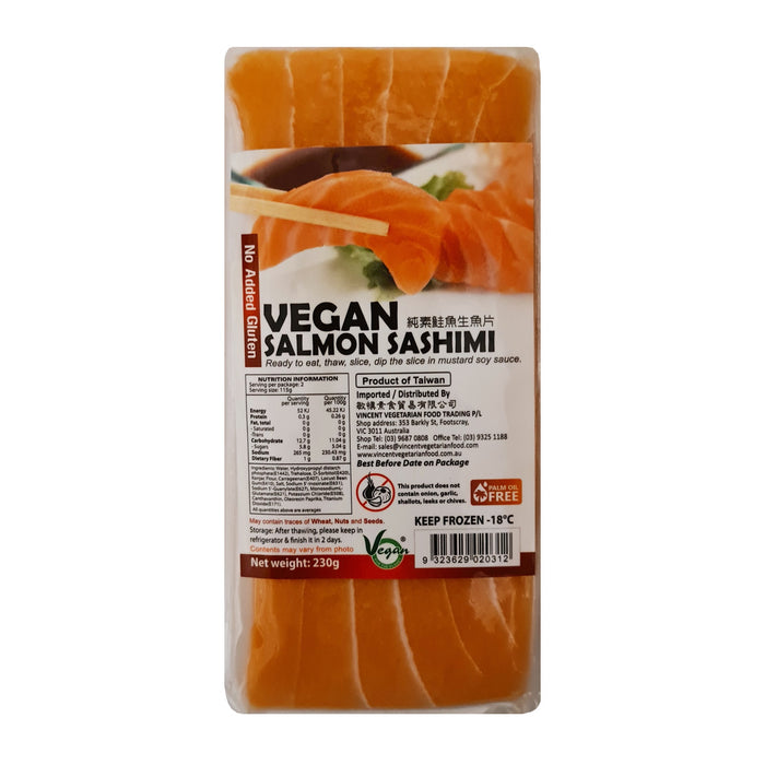 Vincent Vegetarian Salmon Sashimi 230g (cold)