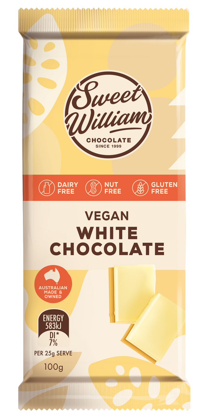 Sweet William White Chocolate 100g (cold)