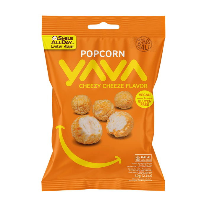 Yava Popcorn Cheezy Cheeze Flavour 60g