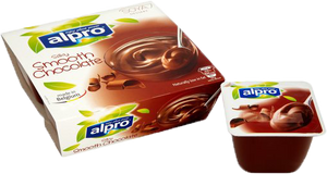 Alpro Dessert Cups 4pk - Smooth Chocolate 500g