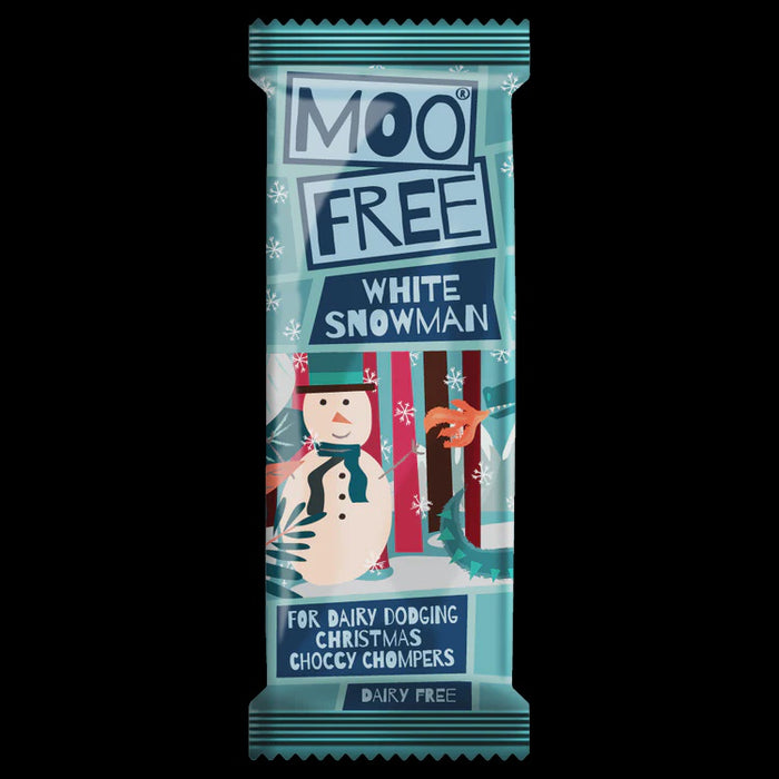 Moo Free White Chocolate Snowman 32g (cold)