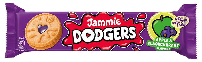 Jammie Dodgers Apple & Blackcurrant Biscuits 140g