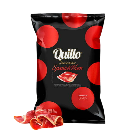 Quillo Premium Chips - Spanish Ham 130g