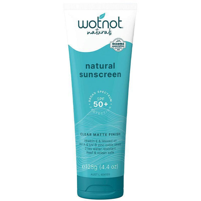 Wotnot Natural Sunscreen SPF50+ 125g