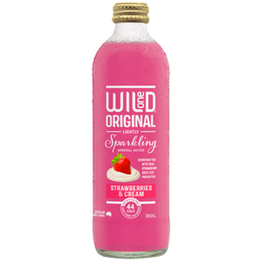 Wild One Lightly Sparkling Mineral Water - Strawberries & Cream 345ml