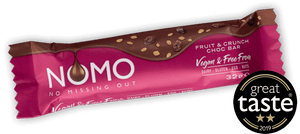 Nomo Chocolate Bar - Fruit & Crunch 32g