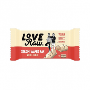 LoveRaw Cream Wafer Bars - White Chocolate 45g (Max 2 units per customer) (cold)