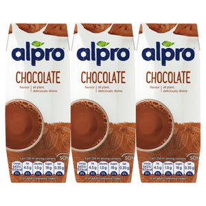 Alpro Chocolate Soy Milk 3 x 250ml