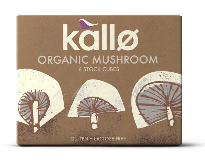 Kallo Organic Stock Cubes - Mushroom 66g