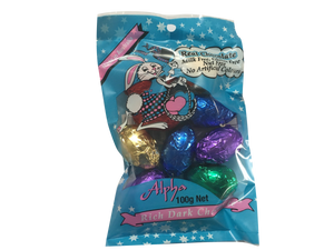 Alpha Medium Rich Dark Chocolate Easter Eggs 100g (cold)