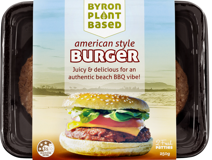 Byron Plant Based American Style Burger 250g (cold)