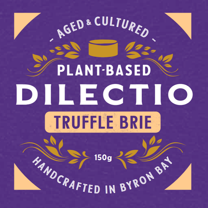 Dilectio Vegan Truffle Brie 150g (cold)