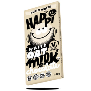 Happi Oat Milk Chocolate Bar - White 80g