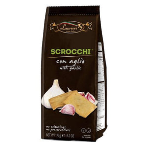 Laurieri Scrocchi Crackers - Garlic 175g