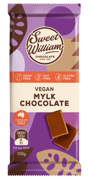 Sweet William Mylk Chocolate 100g (cold)