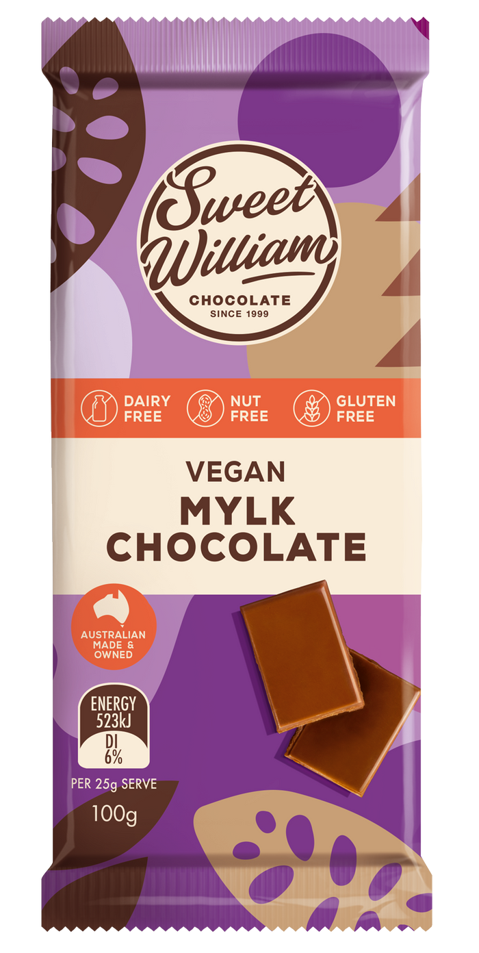 Sweet William Mylk Chocolate 100g (cold)