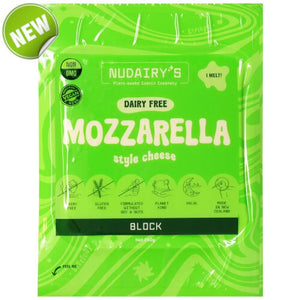 Nudairy Vegan Mozzarella Cheese Block 250g (cold)