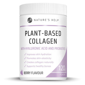 Nature's Help Plant-Based Collagen Powder - Berry 120g