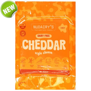 Nudairy Vegan Cheddar Cheese Block 250g (cold)
