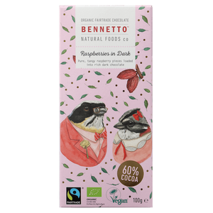 Bennetto Chocolate - Raspberry 100g