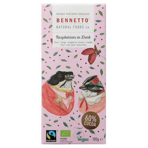 Bennetto Chocolate - Raspberry 100g