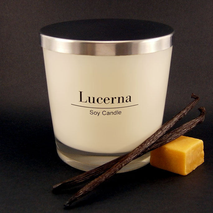 Lucerna Large Caramel Vanilla Fudge Candle