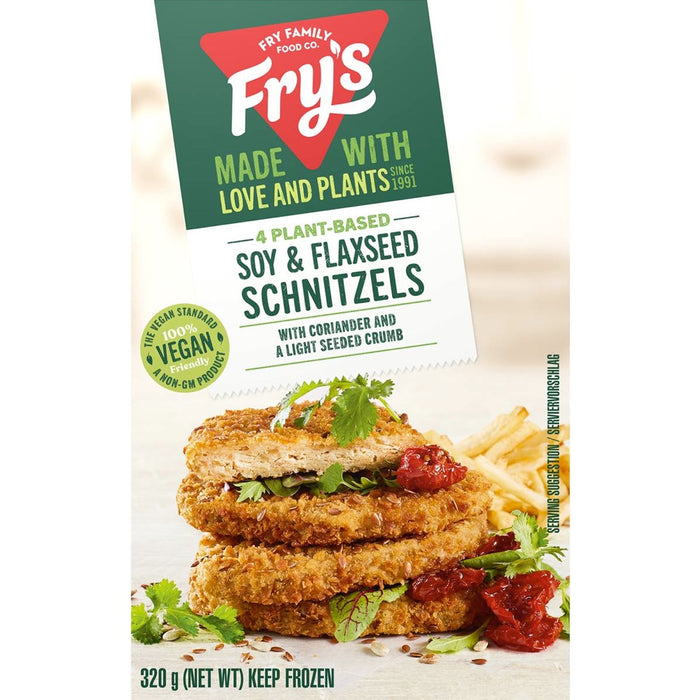 Fry's Soy & Flaxseed Schnitzels 320g (cold)